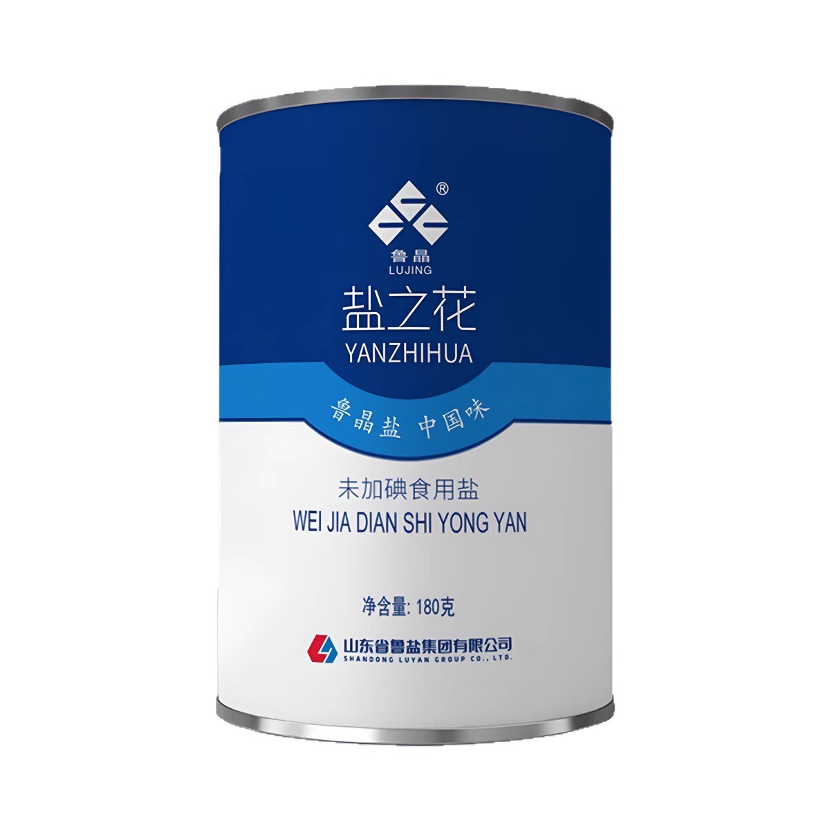 Official Authentic Lu Jing Salt Flower 180g Canned Sea Salt, High-End Seasoning for Western and Chinese Cuisine, Steak Baking, and Edible Salt
