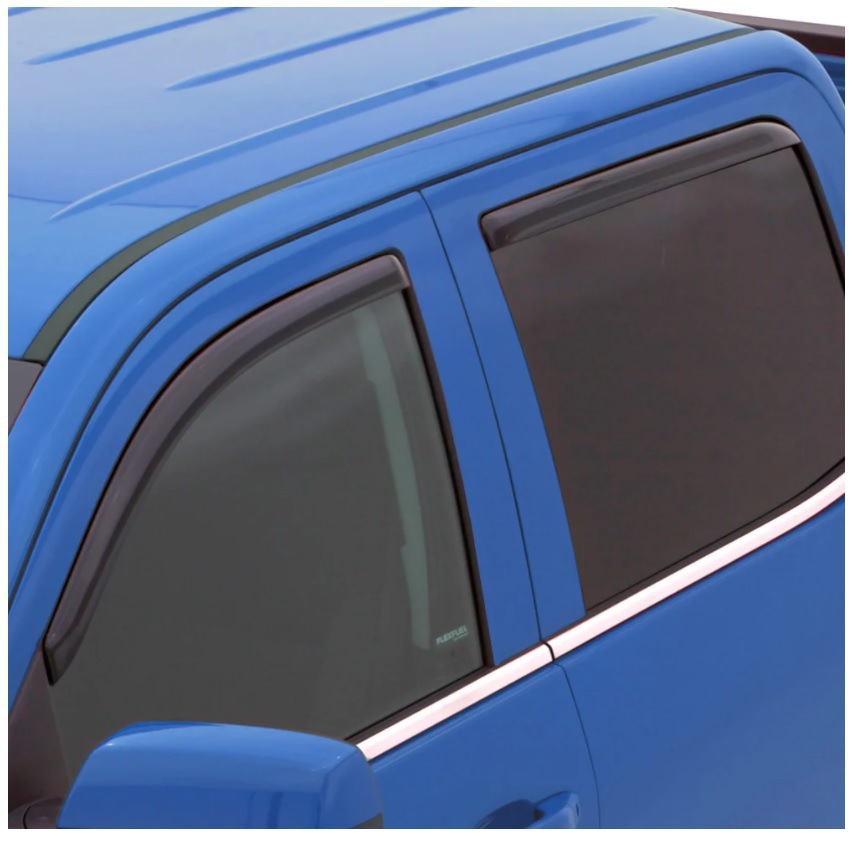 Use for 2016-2022 Tacoma Double Cab Window Rain Eyebrow Rain Cover Strip Rain Shield