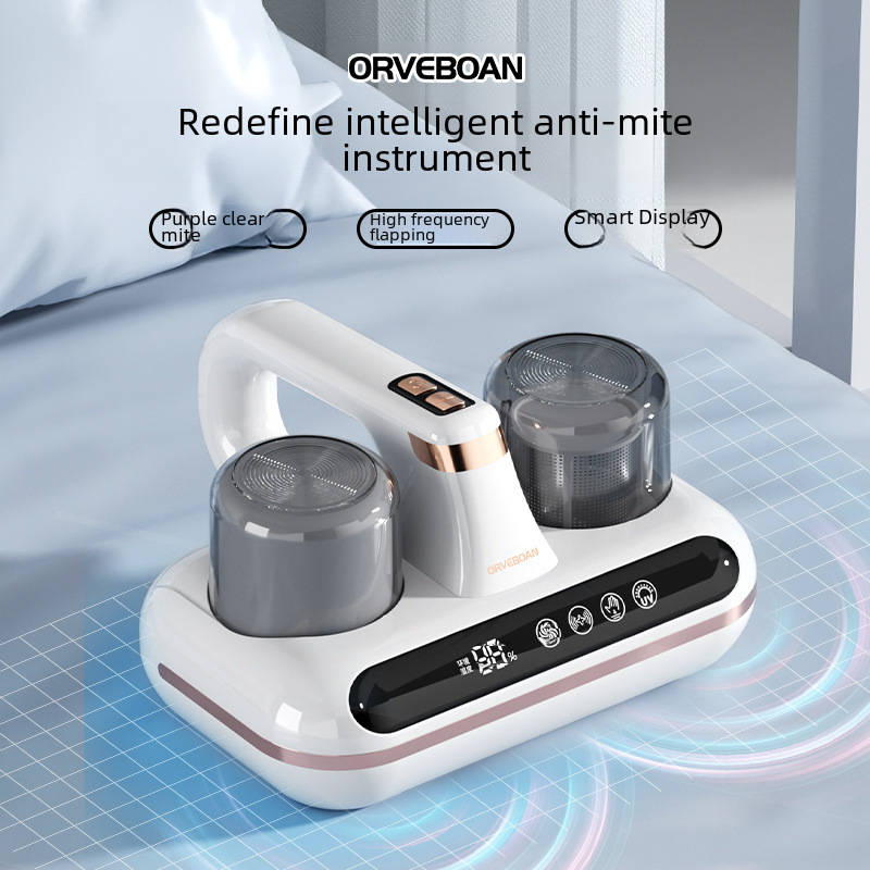 Cross-border anti-mite instrument anti-mite artifact large suction household UV sterilization machine handheld convenient wireless vacuum cleaner