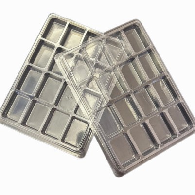 Factory Direct Sales Packaging Ready-Made Digital Products Kidsren's Toys Blister Pvc Inner Tray Pet Tray Small Grids Flocking Box