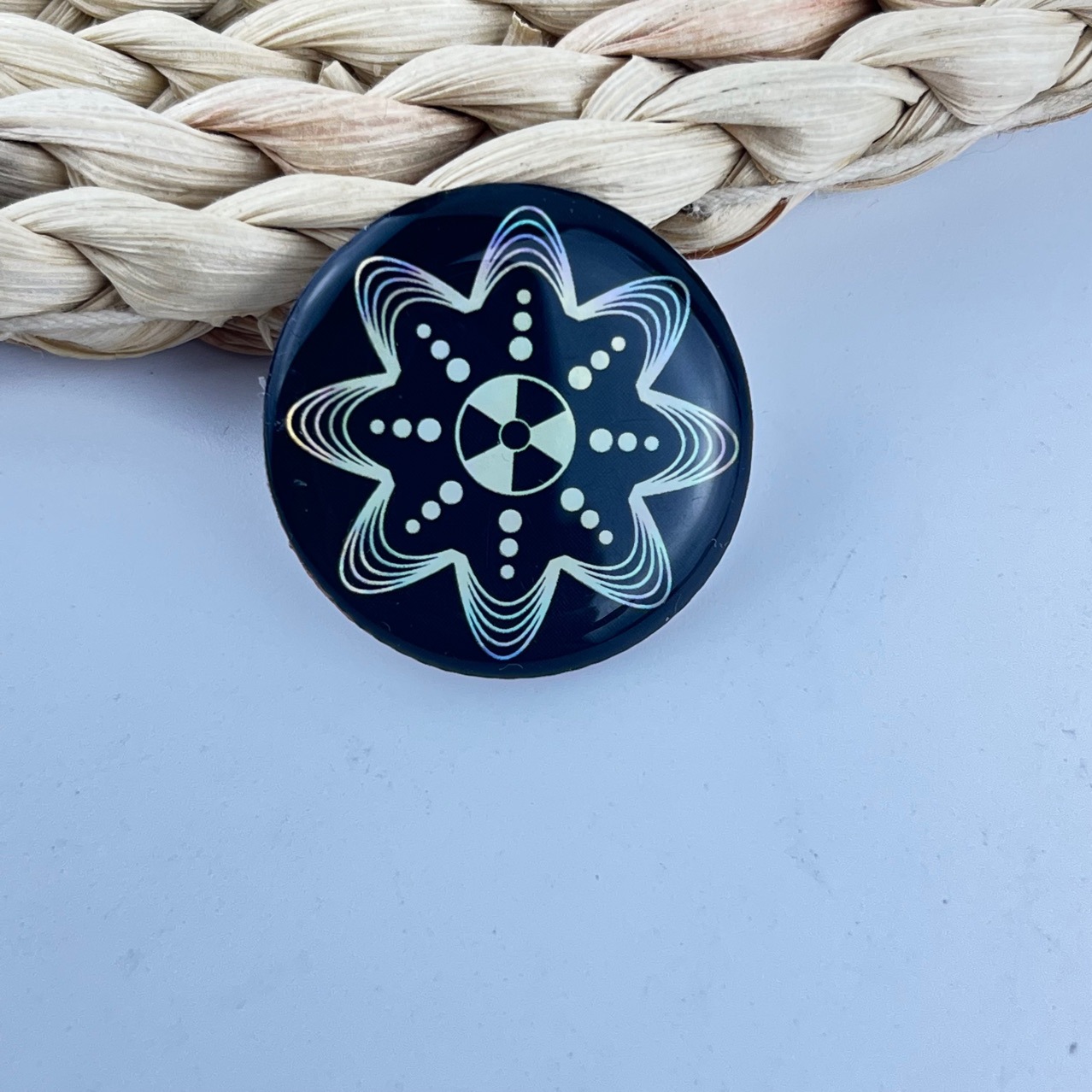 Cross-Border Supply of Round Silicone Laser Wave Radiation-Proof Quantum Shield Negative Ion Terahertz Energy Mobile Phone Sticker