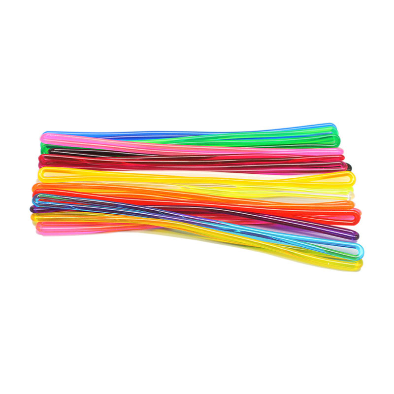 In-Stock Colorful Semi-Transparent Luggage Tag Lanyard Pvc Transparent Rope Travel Suitcase Information Tag Strap Boarding Pass Lanyard