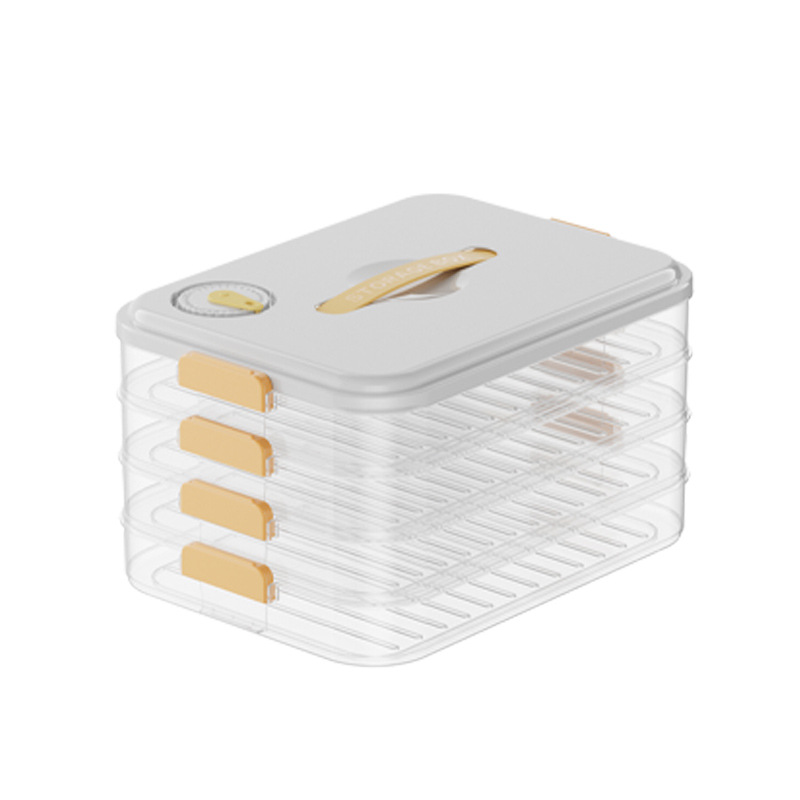 Dumpling Box Household Food Grade Fresh-keeping Special Sealed Storage Box for Wonton Quick-frozen Kitchen Refrigerator Storage Box