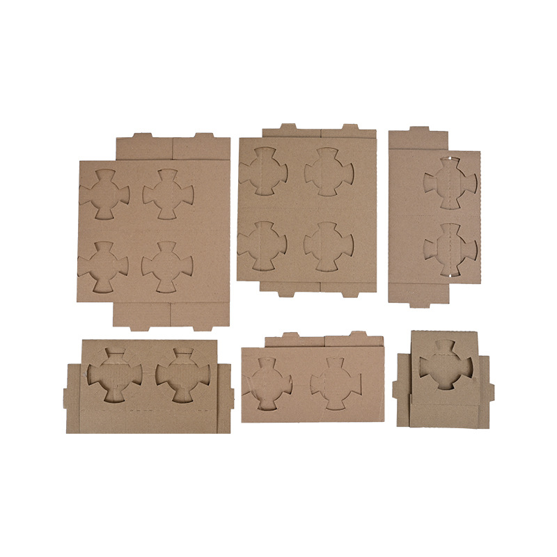 Milk Tea Packing Cup Holder Beverage Base Coffee Single Double Four Cup Bottom Holder Cup Cover Beverage Paper Holder Kraft Paper Bag Tea Holder