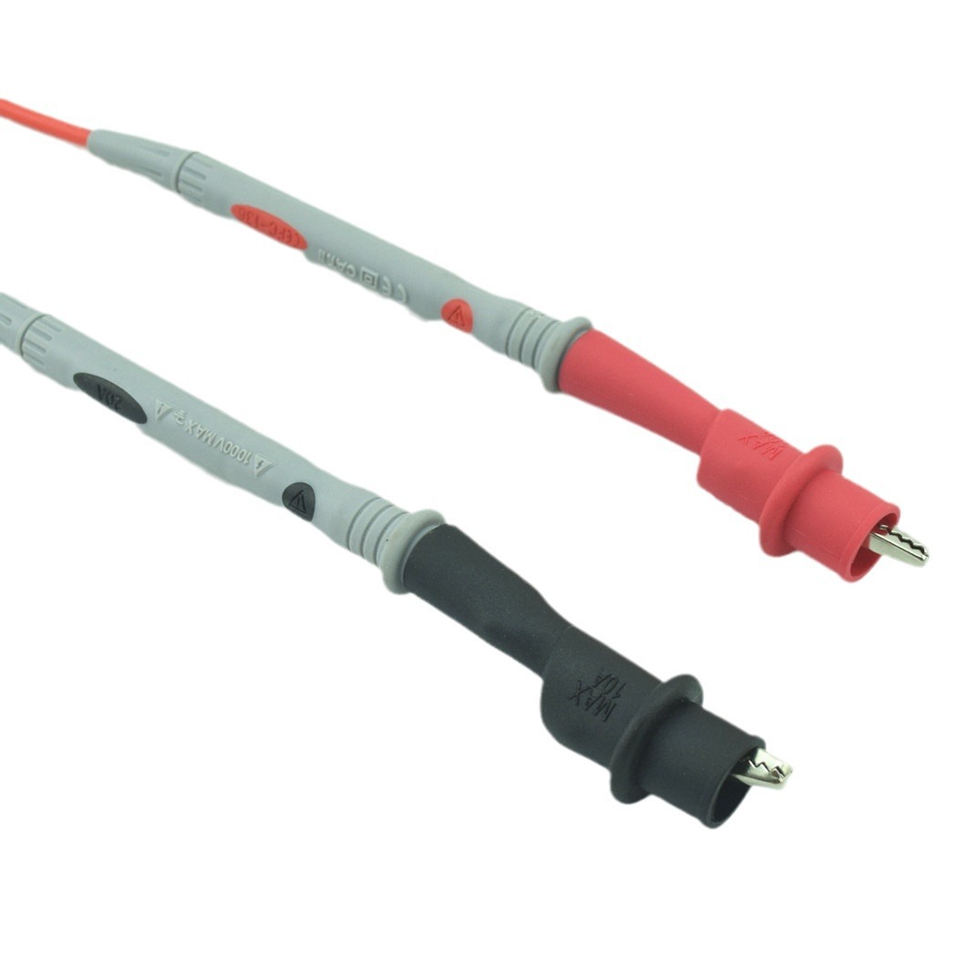 Multimeter Test Pen 1000V20A Special Tip Test Lead Line Extension Needle Tip with Clip Test Pen Stick Test Line