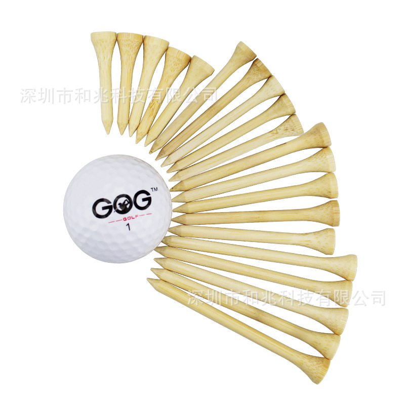 GOLF nail GOLF log color bamboo nail GOLF bamboo ball holder bamboo tee bulk four sizes can be selected
