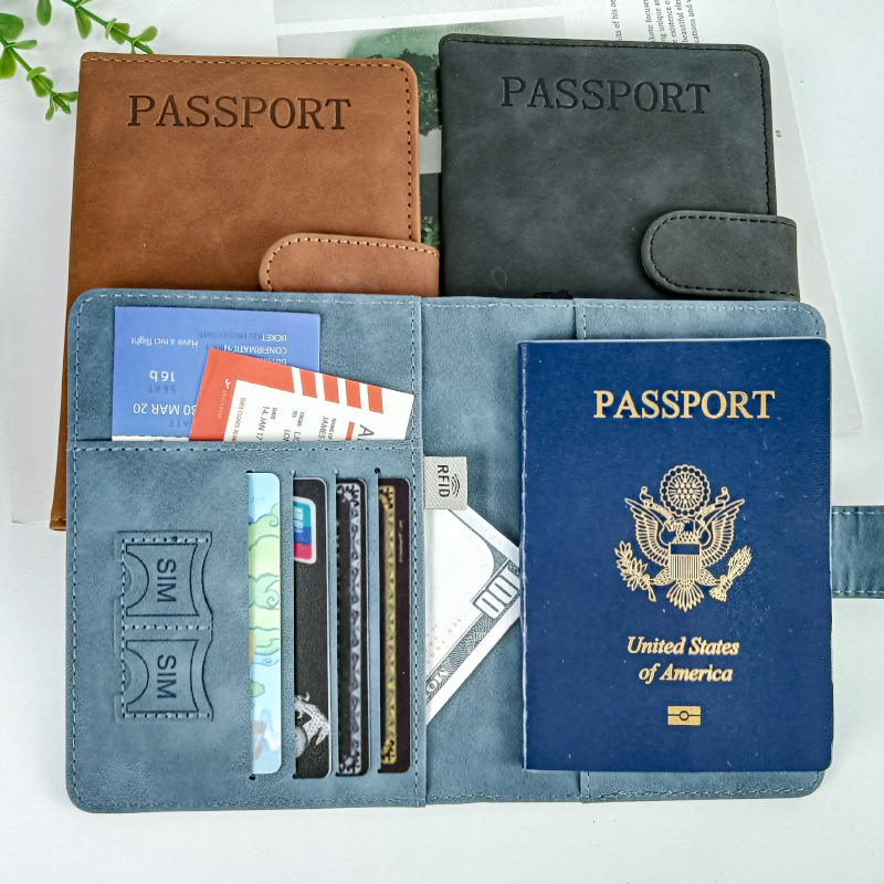 in stock Keding Enterprise LOGO Anti-magnetic Hobbook Protective Case PU Leather Hobby Holder Magnetic Buckle Leather Hobby Bag