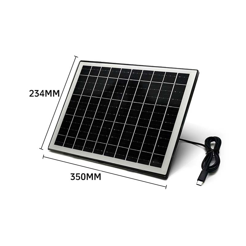Monocrystalline Silicon 15W Solar Surveillance Camera Photovoltaic Panel 5V Low Power Solar Panel Photovoltaic Power Generation System