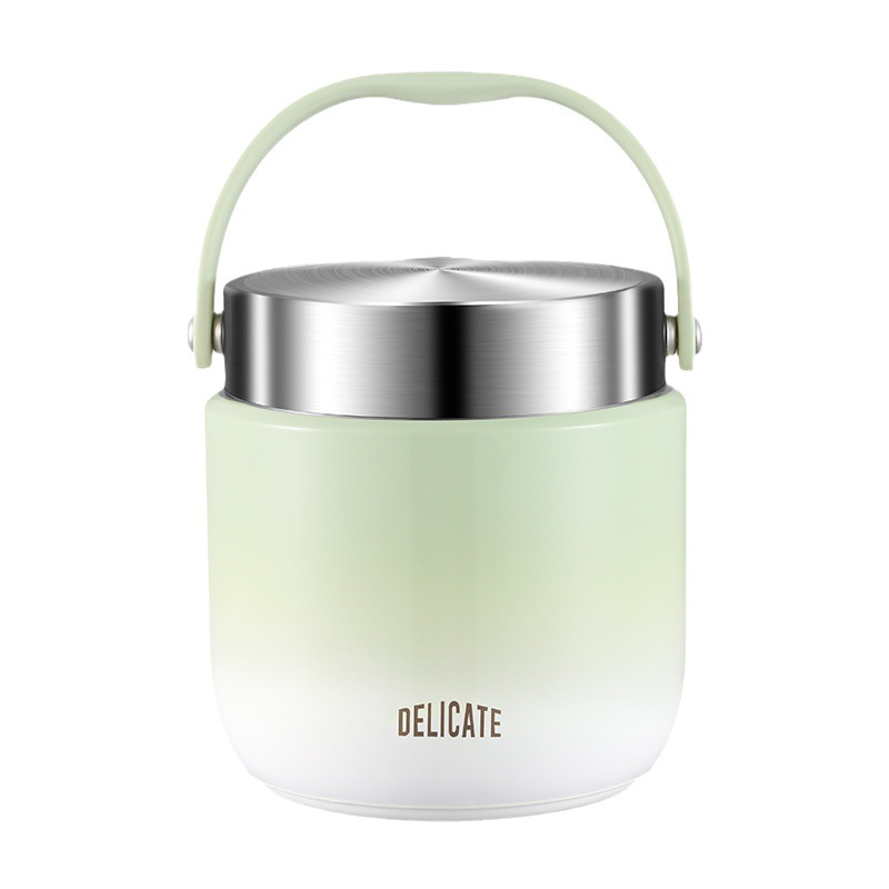 Winter Stainless Steel Super-long Insulation Portable Large-capacity Lunch Bucket Soup Pot Bowl Braised Beaker Lunch Box Insulation Bucket