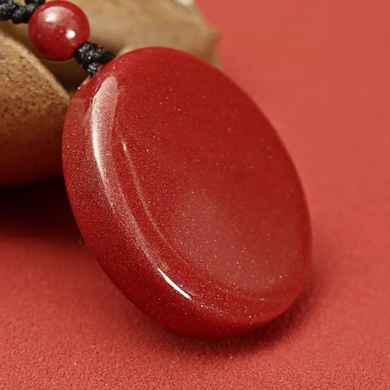 Purple Gold Shower Pendant, Plain Round Pendant, Men's and Women's Low-Content Necklace, Zodiac Year Gift