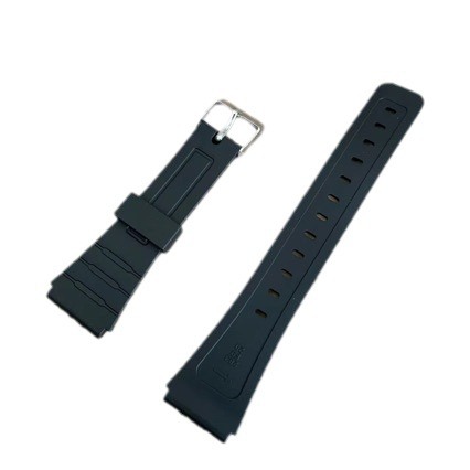 Silicone Watch Strap Rubber Strap Sport Bracelet 12-22mm Black silver Buckle Sweat-proof Soft Accessories