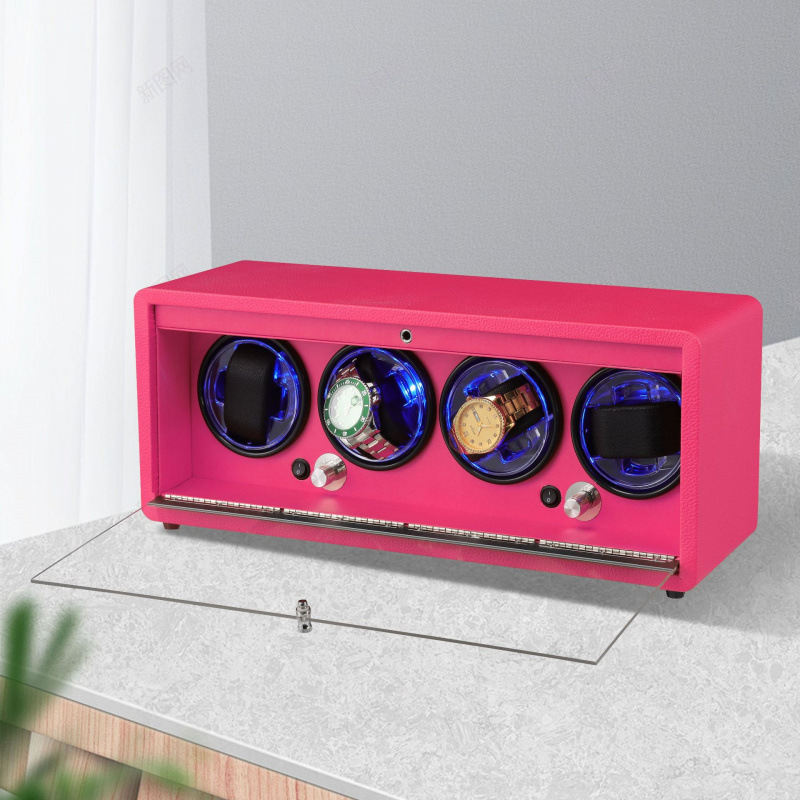 The Fifth Generation Newly Upgraded Watch Shaker, Fully Automatic Watch Shaker with Automatic Stop When Opening the Cover, Factory Direct Sales Hot Model