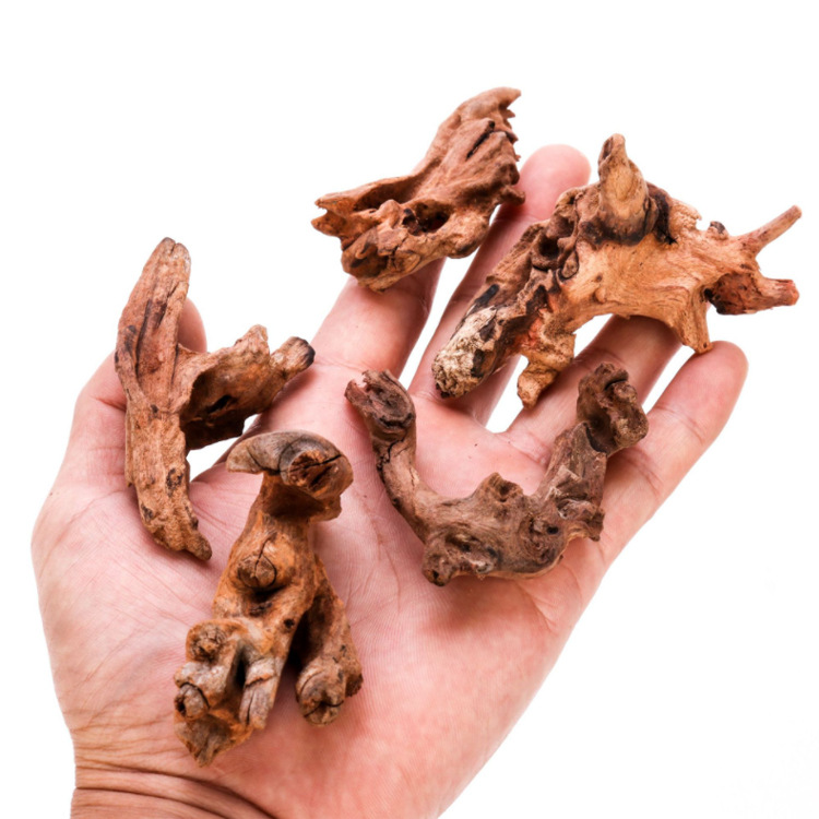 Spot Wholesale Fish Tank Micro Landscape Landscaping Decoration Wood Aquarium Landscaping Decoration Sunken Wood