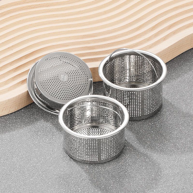 304 kitchen strainer sink slag-proof sink sink basket anti-blocking sewer filter thickened super thick