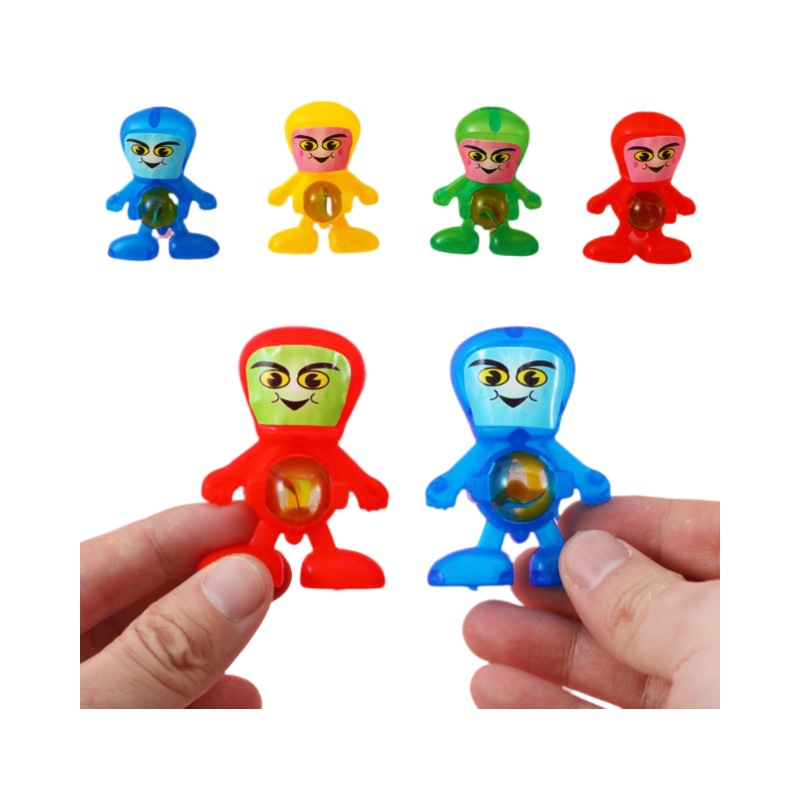 Pinball Superman Transmitter A Warrior Assembled Transforming Robot Police Children Assembled Model Toys Small Gift