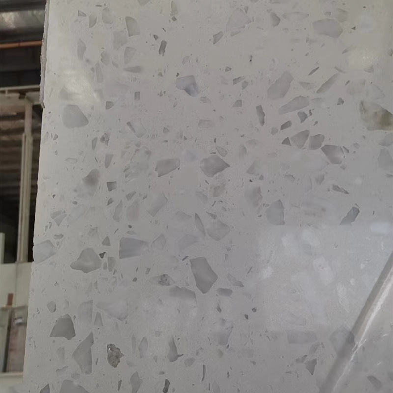 Light Color Artificial Stone Window Sill Board Quartz Stone Kitchen Countertop Corridor Stair Step Elevator Door Cover Stone Stone Material