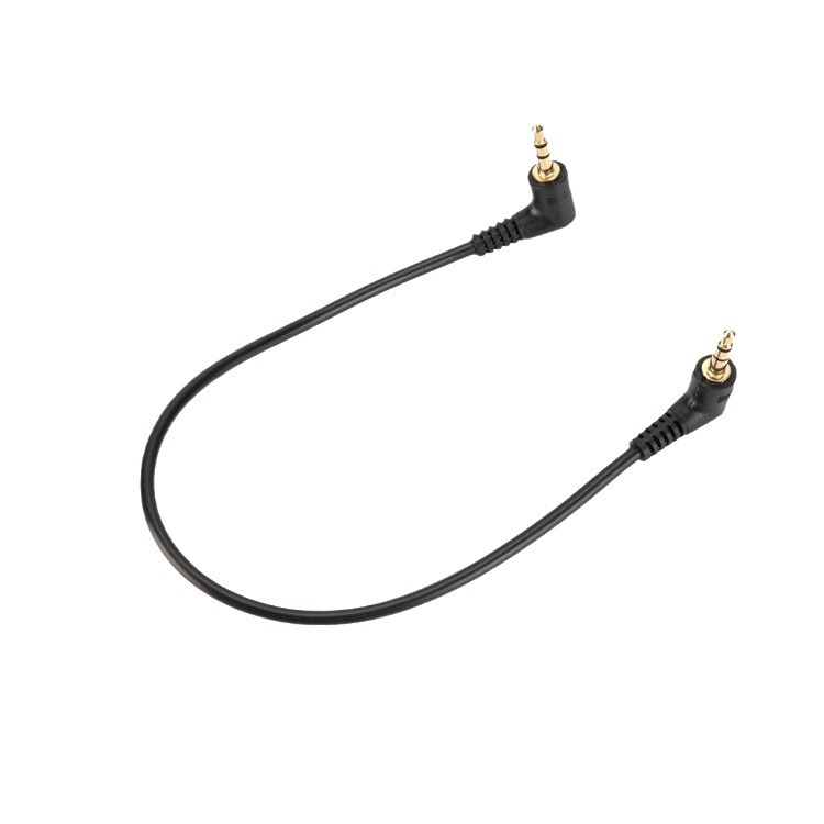 Headset line 3.5mm male-to-bus AUX connection line to record bend to bend mobile phone audio line 30cm