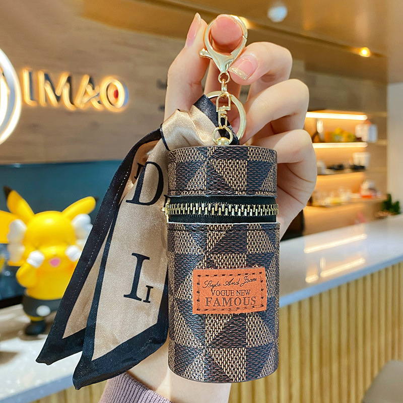 новая модная кожаная сумка для лака для ногтей, сумка для хранения Bluetooth наушников, многофункциональная сумка-подвеска, оптовая продажа от производителей