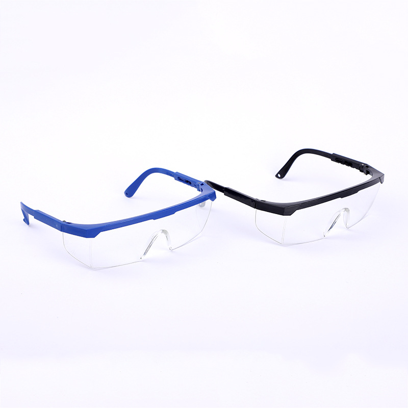 Industrial Labor Protection Goggles, Protective Glasses, Laboratory Isolation Windproof and Dustproof Cycling and Skiing Telescopic Leg Goggles
