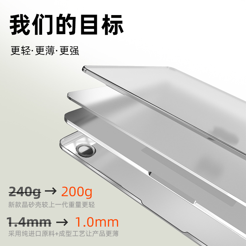 Macbookpro Protective Case Suitable for Air 13.6inch Case Case Apple Laptop Protective Case Cover