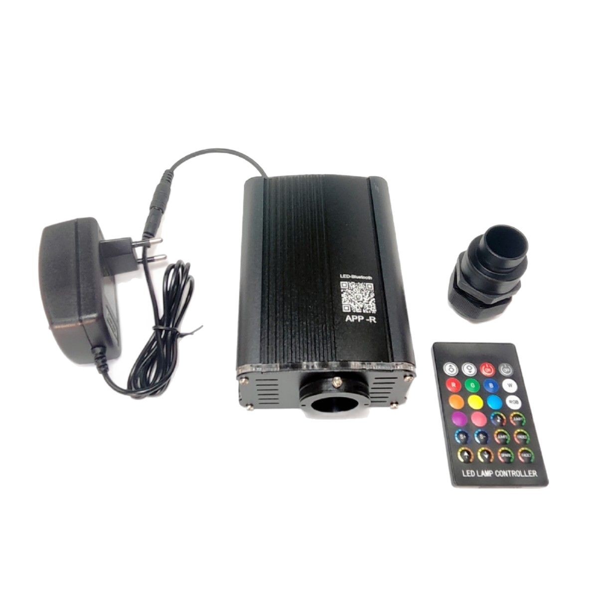 DC12V 18W car top star light RGBW breathing flashing fiber optic machine wireless remote control and mobile phone APP