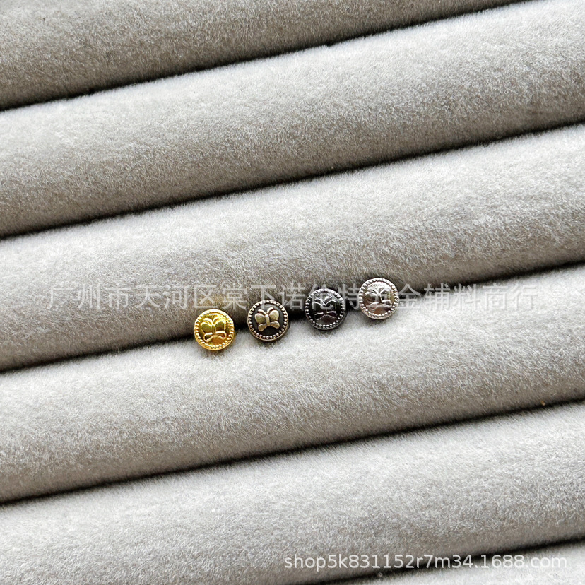 5mm Mini Butterfly Button Bjd Outwear Button Outwear Ob11 Small Rag Doll Clothes Handmade Accessories