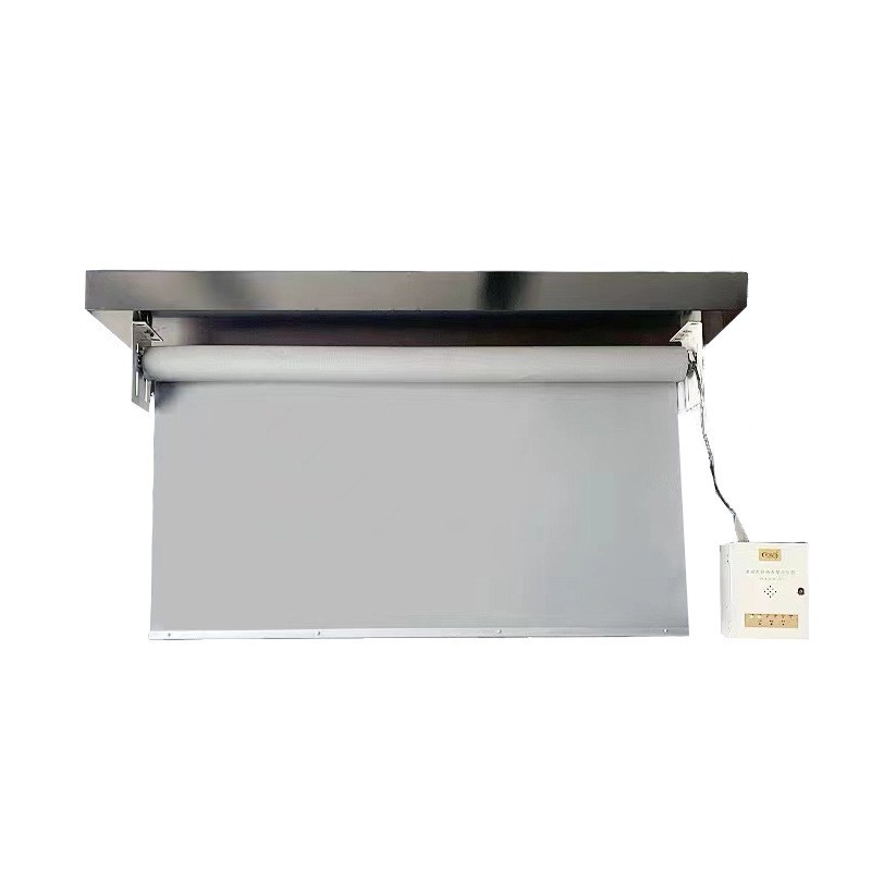 Sichuan Manufacturer Wholesale Custom Smoke Barrier Electric Glass Curtain Fixed Smoke Barrier Production with On-Site Measurement