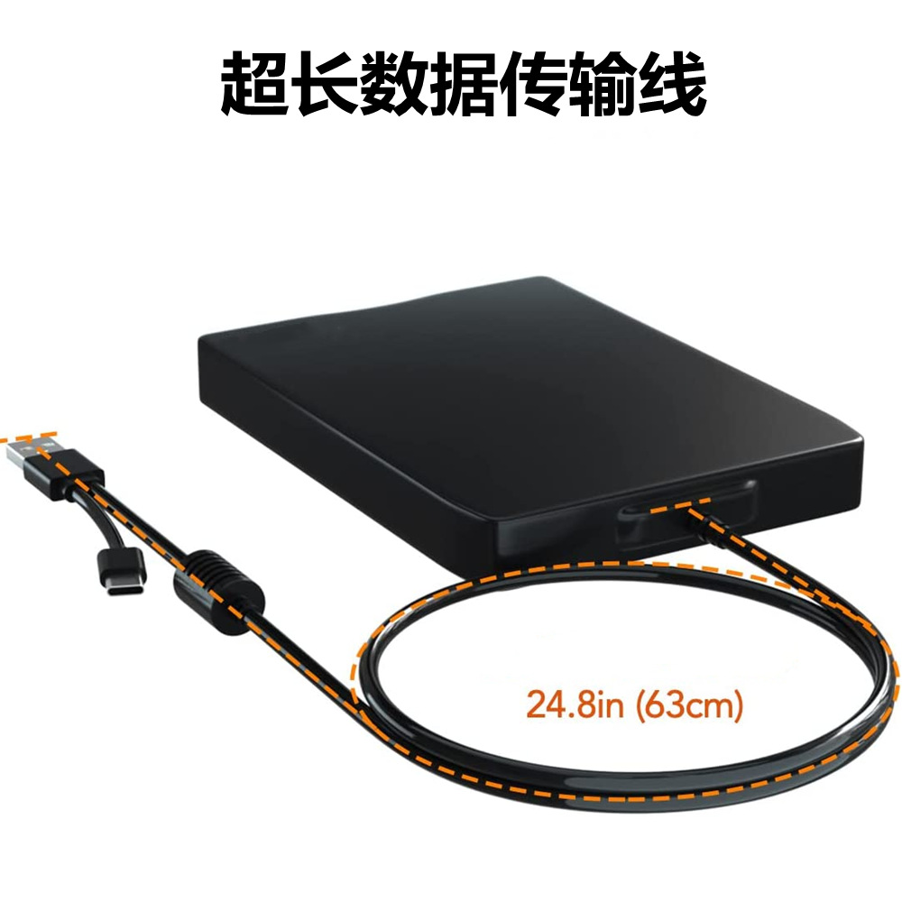 Portable Mobile Floppy Drive USB Dual Interface Floppy Drive Notebook Desktop External Floppy Drive Compatible with Macos