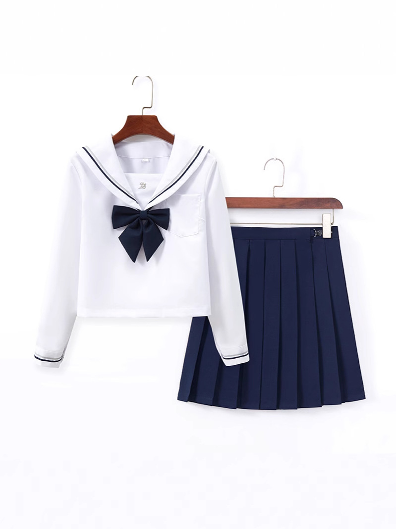 Factory on behalf of the package after-sales shore Beijing jk uniform suit sailor suit basic pleated skirt academic style jk suit