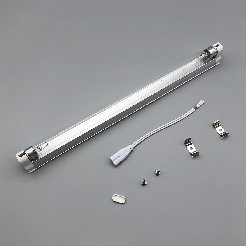 Оптовая ультрафиолетовая лампа для дезинфекции 4W 6W 8W, лампа с озоновым кронштейном, фиолетовая дезинфекционная лампа