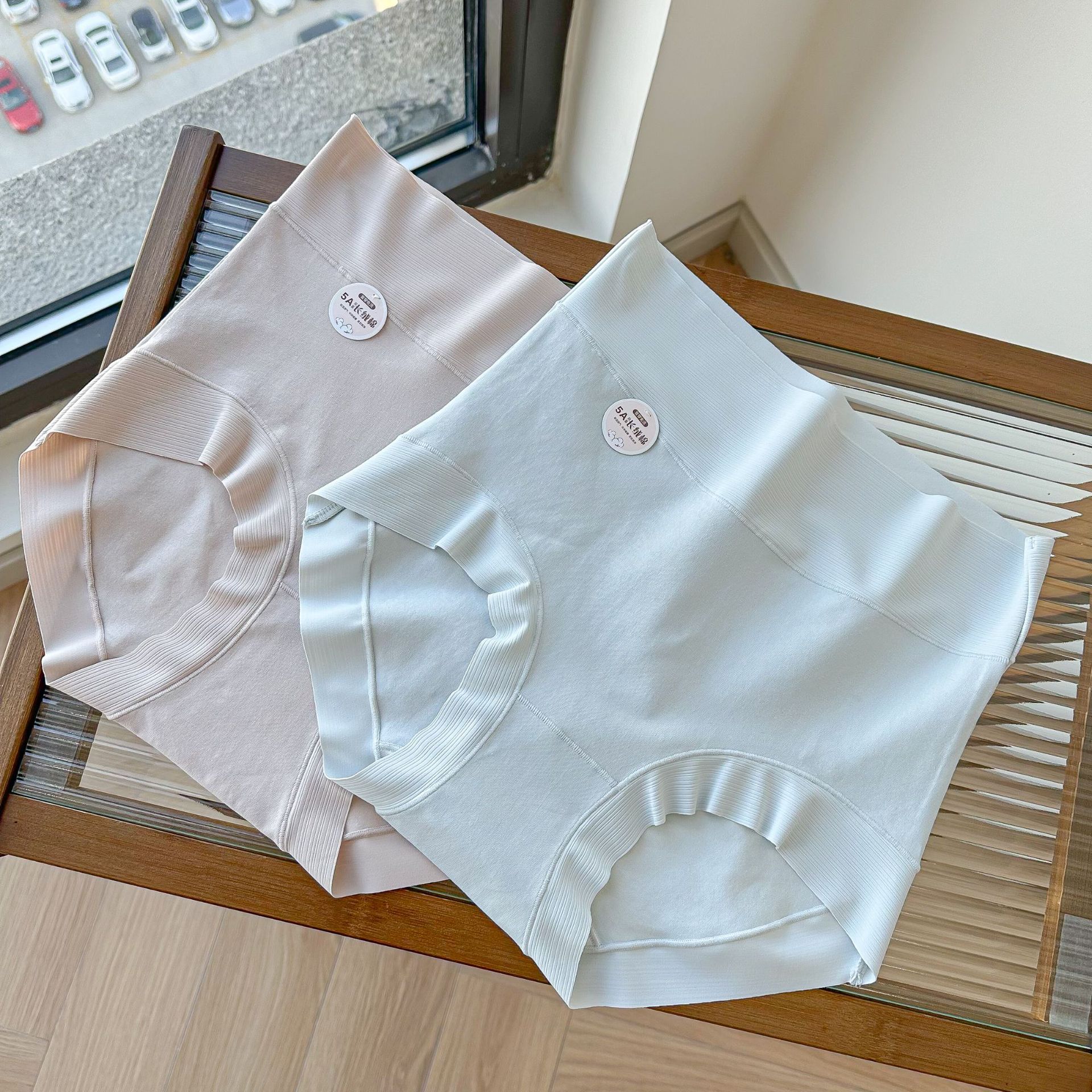 8285 large size 200kg wearable 5A antibacterial simple high waist long staple cotton ladies underwear abdominal comfortable moisture absorption