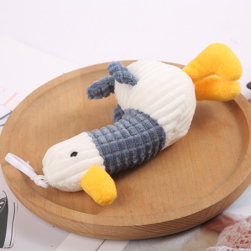 Cute Refueling Duck Small Pendant Creative Ugly Cute Struggle Duck Keychain Bag Hanging Plush Toy Doll Wholesale