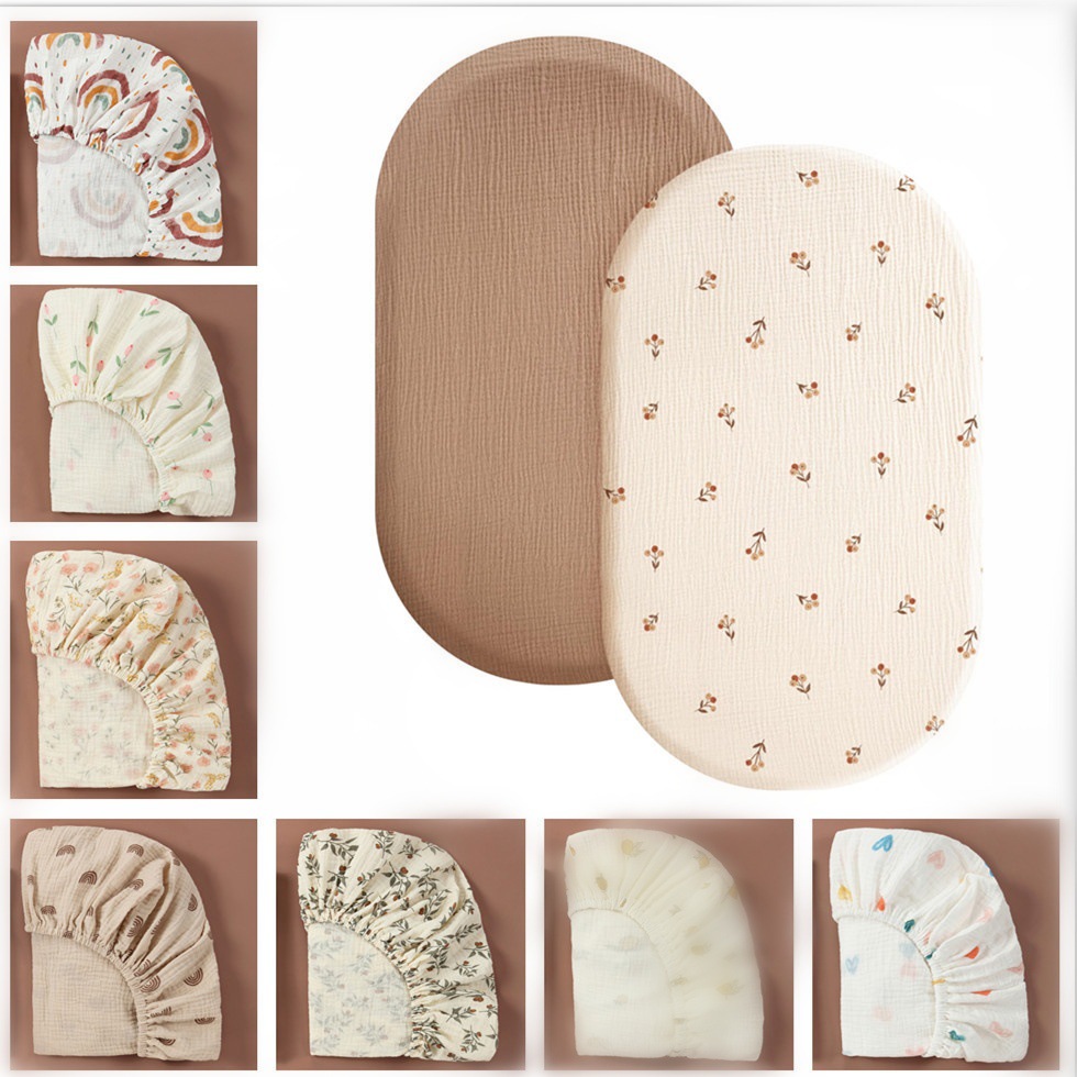 Европейская и американская печатная простыня для колыбели, сменный чехол для пеленального стола, подходит для разных размеров