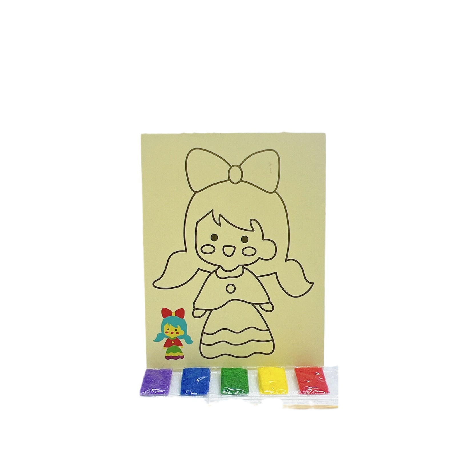 Children's Color Sand Painting DIY Handmade Educational Sand Painting Toy Kindergarten Art Painting Enlightenment Science and Education Toy Award