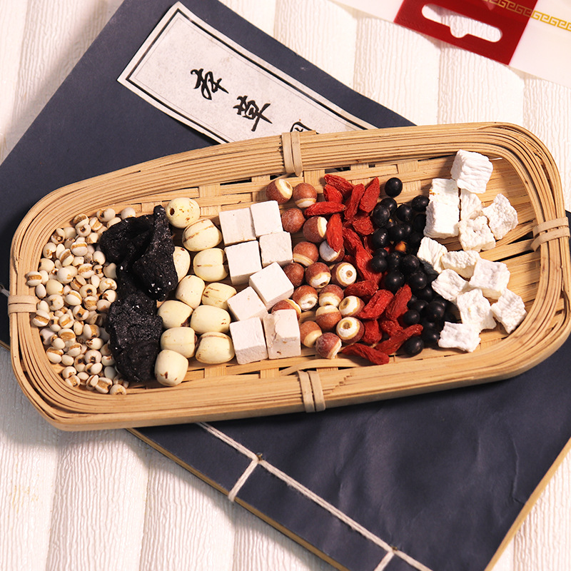 American Ginseng, Polygonatum Odoratum, Jujube Kernel, Polygonatum Odoratum, Nourishing Soup Package, Guangdong Soup Ingredients, Medicinal Stew for Women