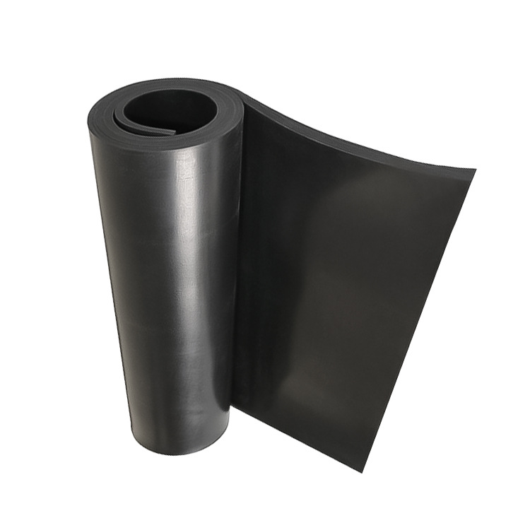 Insulating Rubber Mat Shock-Absorbing Anti-Wear Rubber Sheet Insulating Rubber Sheet Industrial Black Pressure-Resistant High-Voltage Distribution Room Flooring