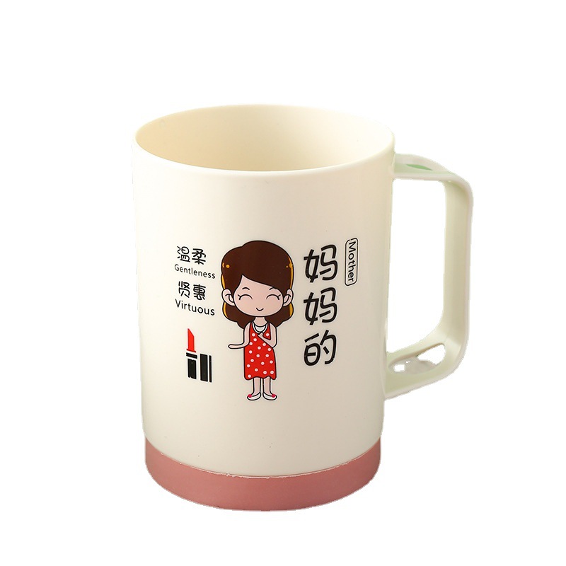 Wholesale parent-child brushing cup a three-mouth mouthwash cup household toothbrush cup suit family large capacity dental cup