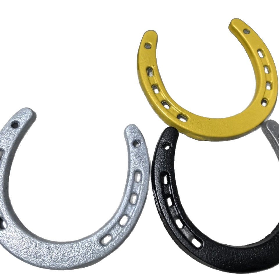 Cast Iron Horseshoe Shape Wall Decoration Home Garden Durable Medium Horseshoe Shape Farmhouse Door Wall Decoration