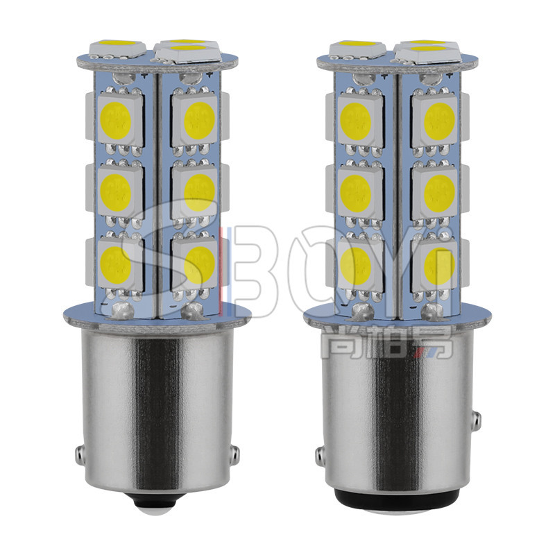 Car led bulb patch light S25 1156 1157 5050 18SMD reversing light LED tail light