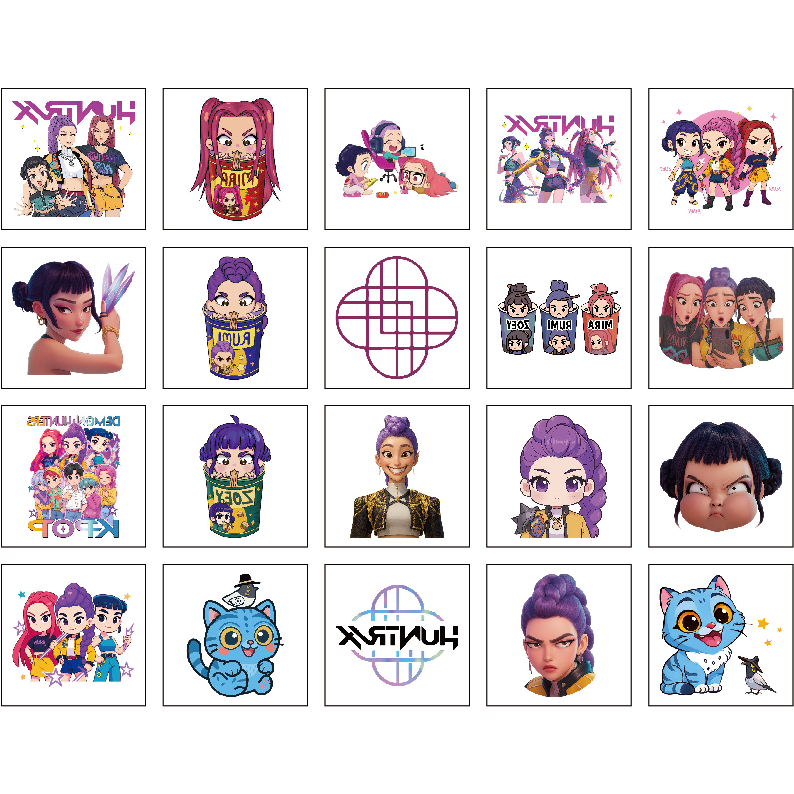 Наклейки татуировок группы охотниц кросс-браундер мультяшные новые детские наклейки милые наклейки водные переносные татуировки