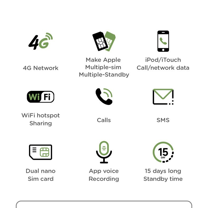 4g Three-Network Ikos Is Suitable for Apple iPhone Version Dual Sim Dual Standby Bluetooth Secondary Card Dual享号