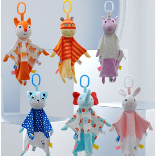 Детская ампула, импортная, цветная, сшитая кукла, погремушка, игрушка для сна с подвеской, фабричное предложение