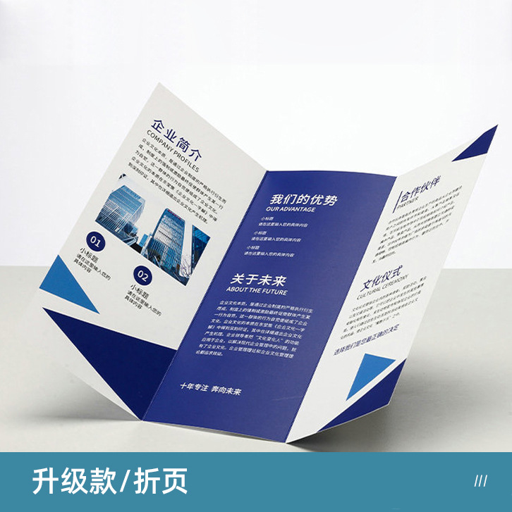Advertising Leaflet Customization 70% off Page Printing A4 Color Page Product Instructions Single Page Poster Design Corporate Album
