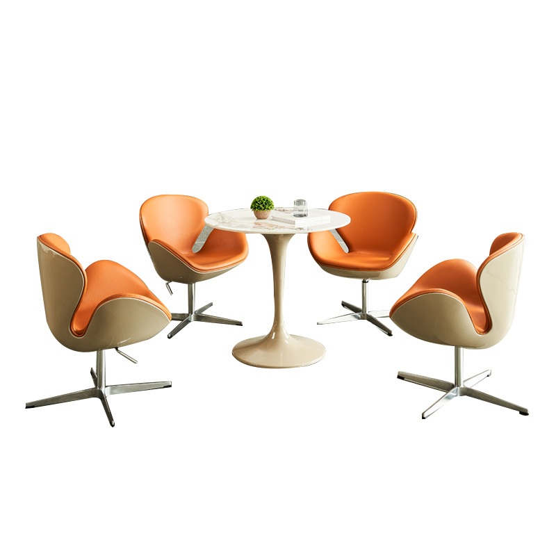 Xjp21-1 # Nordic Reception Negotiation Table and Chair Combination Rest Area Sales Office Reception Leisure Shop Simple Balcony