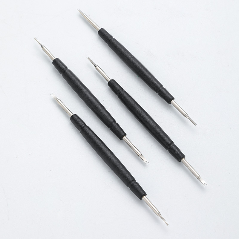 Factory wholesale plastic double-headed ear batch watch accessories strap watch buckle installation and disassembly tool ear fork