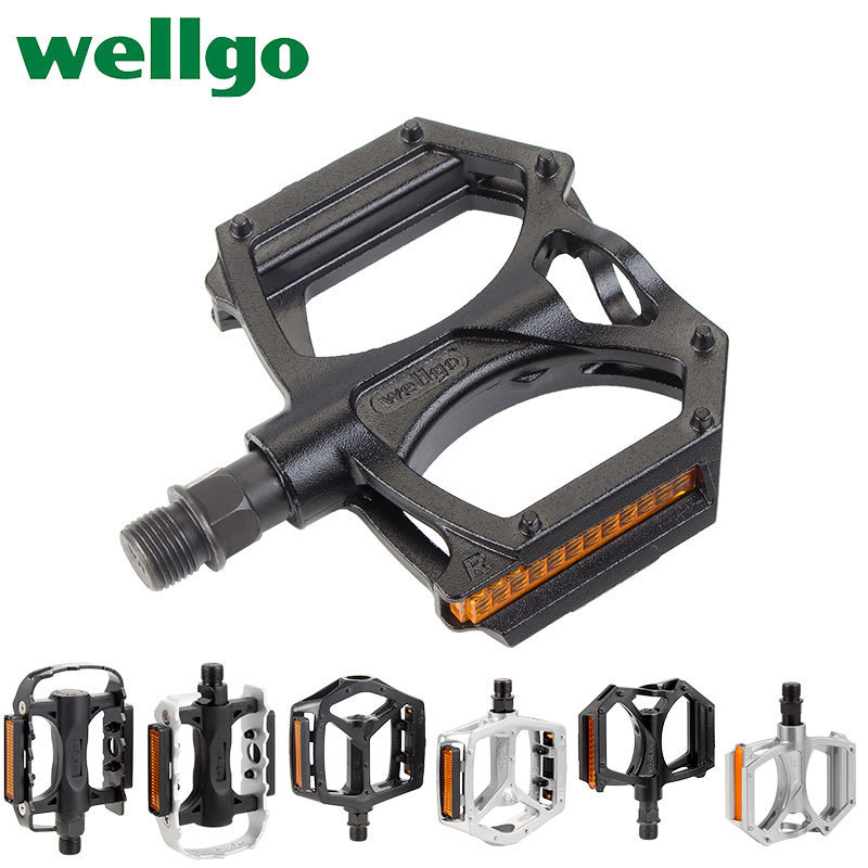 WELLGO Wig Bicycle Pedal Ultra Light Double DU Peilin Bearing genuine goods M195 C25 Pedal
