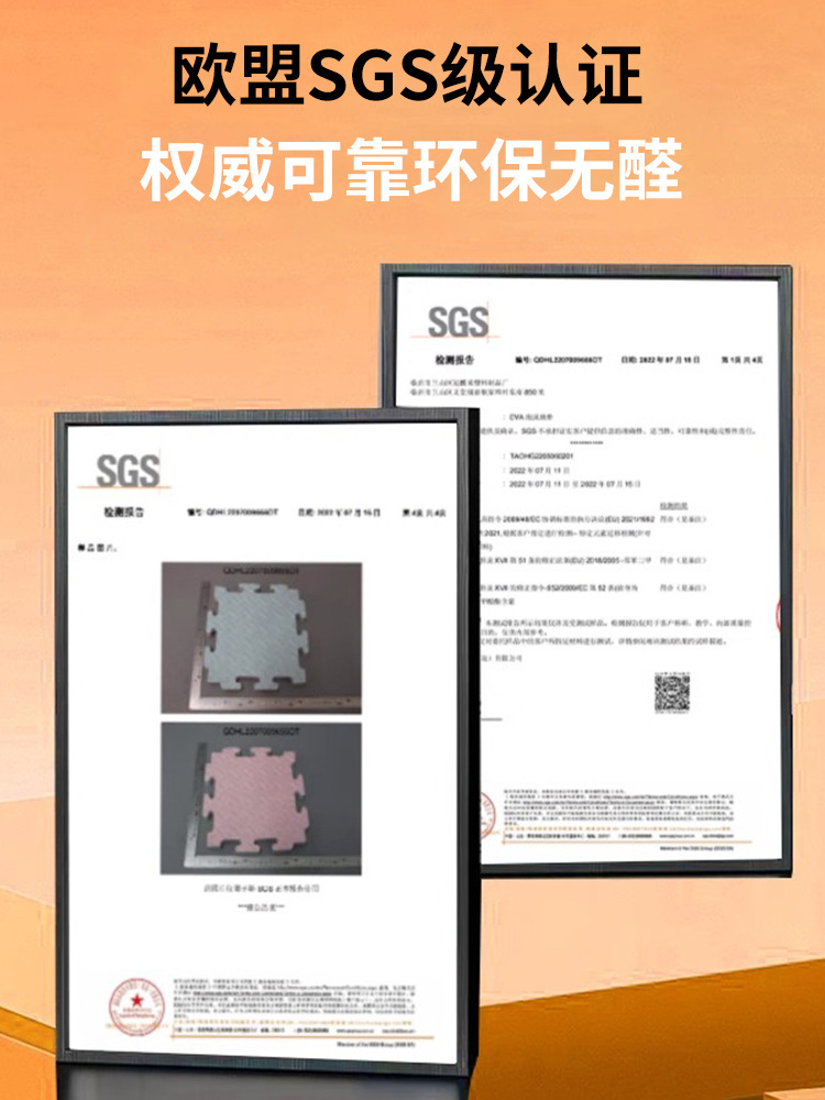 Taekwondo Floor Mat Gym Floor Mat Soundproof Shock-Absorbing Sports Shock-Proof Splicing Large Area Silent Home Taekwondo