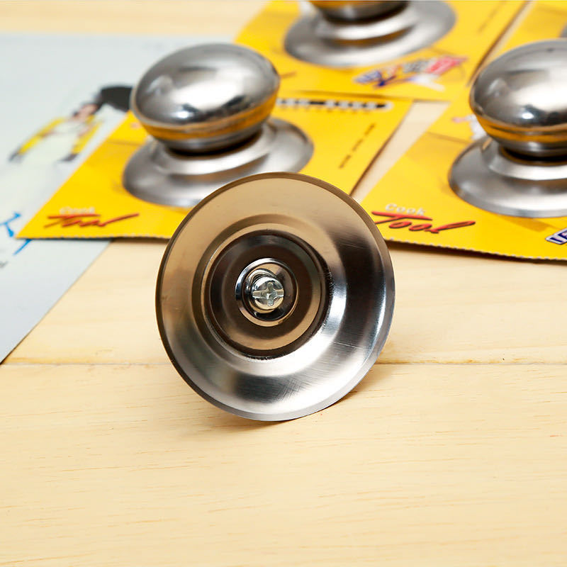 Household stainless steel pot cover head non-scald plastic cover bead pot cover lifting pot button universal cover top kitchen pot accessories