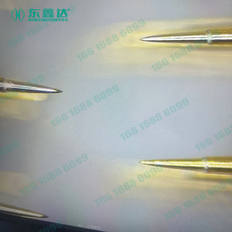 Direct Selling Stainless Steel Gold-Plated Insulated Beauty Water-Light Microneedle Rolling Needle Hair Transplant Needle Fine Tip Short Needle Radio Frequency Gold Needle