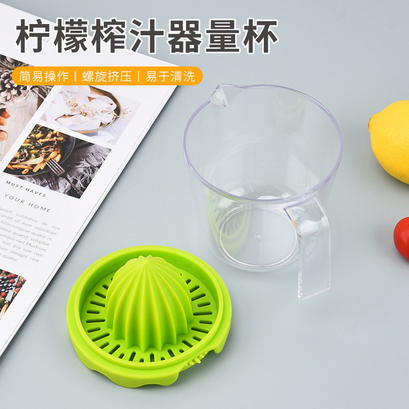 Popular Manual Juicer with Lid Lemon Cup Fruit Juicer Household Portable Mini Juicer Cup Ready for Sale